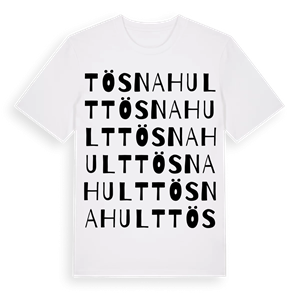 Tösnahult ordlek t-shirt – ekologisk bomull t-shirt från Pinshirt