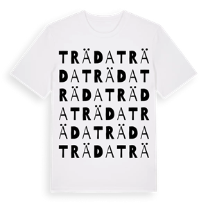 Träda ordlek t-shirt – ekologisk bomull t-shirt från Pinshirt