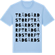 Blue Soul t-shirt med Trädgårdstorp ordlek t-shirt