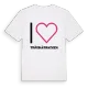 Jag älskar Träsnäsbacken t-shirt stort tryck