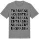 Mid Heather Gray t-shirt med Träsnäsbacken ordlek t-shirt