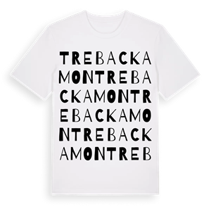 Trebackamon ordlek t-shirt – ekologisk bomull t-shirt från Pinshirt