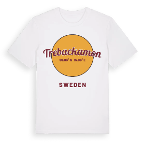 Trebackamon cirkel t-shirt – ekologisk bomull t-shirt från Pinshirt