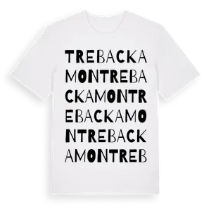 Trebackamon ordlek t-shirt – ekologisk bomull t-shirt från Pinshirt