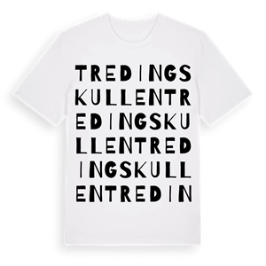 Tredingskullen ordlek t-shirt – ekologisk bomull t-shirt från Pinshirt