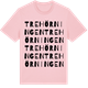Pink Cotton t-shirt med Trehörningen ordlek t-shirt