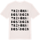 Vintage White t-shirt med Trehörningsängen ordlek t-shirt