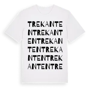 Trekanten ordlek t-shirt – ekologisk bomull t-shirt från Pinshirt