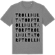 Mid Heather Gray t-shirt med Trollhultatorp ordlek t-shirt