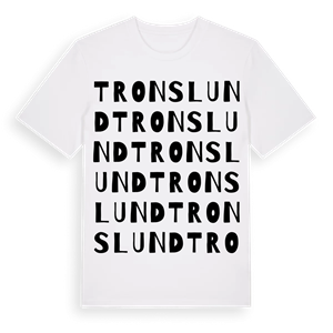 Tronslund ordlek t-shirt – ekologisk bomull t-shirt från Pinshirt