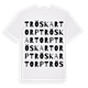 Tröskartorp ordlek t-shirt