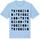 Blue Soul t-shirt med Tryggeboda ordlek t-shirt