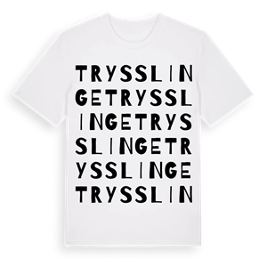 Trysslinge ordlek t-shirt – ekologisk bomull t-shirt från Pinshirt