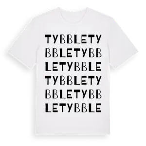 Tybble ordlek t-shirt – ekologisk bomull t-shirt från Pinshirt