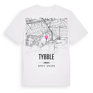 Tybble karta t-shirt – ekologisk bomull t-shirt från Pinshirt