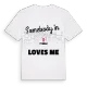 Någon i Tybble älskar mig t-shirt