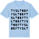 Blue Soul t-shirt med Tysktorp ordlek t-shirt
