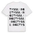 Tysslinge ordlek t-shirt