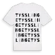 Tysslinge ordlek t-shirt