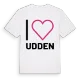 Jag älskar Udden t-shirt stort tryck