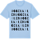 Blue Soul t-shirt med Uggelkilen ordlek t-shirt