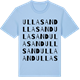 Blue Soul t-shirt med Ullasand ordlek t-shirt