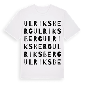 Ulriksberg ordlek t-shirt – ekologisk bomull t-shirt från Pinshirt