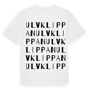 Ulvklippan ordlek t-shirt – ekologisk bomull t-shirt från Pinshirt