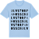 Blue Soul t-shirt med Ulvstorpamossen ordlek t-shirt