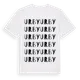 White t-shirt med Urby ordlek t-shirt