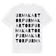 Urmakartorp ordlek t-shirt