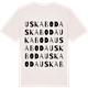 Vintage White t-shirt med Uskaboda ordlek t-shirt