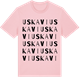 Pink Cotton t-shirt med Uskavi ordlek t-shirt