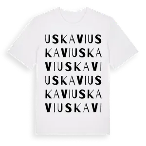 Uskavi ordlek t-shirt – ekologisk bomull t-shirt från Pinshirt