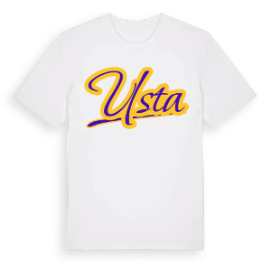 Usta baseball t-shirt – ekologisk bomull t-shirt från Pinshirt