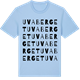Blue Soul t-shirt med Uvaberget ordlek t-shirt