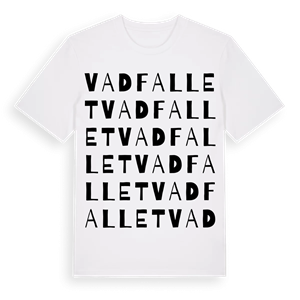 Vadfallet ordlek t-shirt – ekologisk bomull t-shirt från Pinshirt