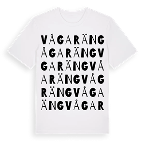 Vågaräng ordlek t-shirt – ekologisk bomull t-shirt från Pinshirt