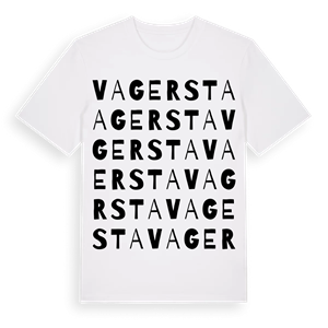 Vagersta ordlek t-shirt – ekologisk bomull t-shirt från Pinshirt