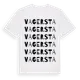 White t-shirt med Vagersta ordlek t-shirt