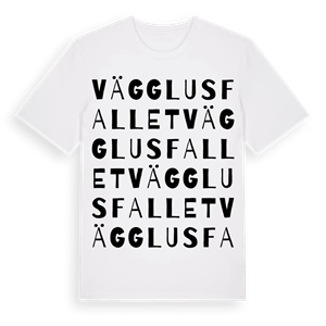 Vägglusfallet ordlek t-shirt – ekologisk bomull t-shirt från Pinshirt