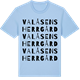 Blue Soul t-shirt med Valåsens herrgård ordlek t-shirt