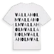 Vallaholm ordlek t-shirt
