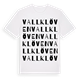 Vallklöven ordlek t-shirt