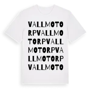 Vallmotorp ordlek t-shirt – ekologisk bomull t-shirt från Pinshirt