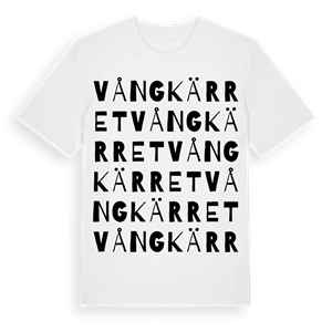 Vångkärret ordlek t-shirt – ekologisk bomull t-shirt från Pinshirt