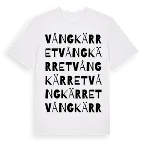 Vångkärret ordlek t-shirt – ekologisk bomull t-shirt från Pinshirt