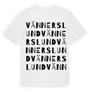 Vännerslund ordlek t-shirt – ekologisk bomull t-shirt från Pinshirt