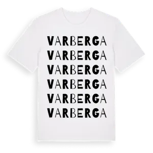 Varberga ordlek t-shirt – ekologisk bomull t-shirt från Pinshirt
