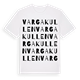 Vargakullen ordlek t-shirt